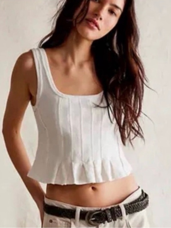 Free People Tops - Free People x We The Free Roller Tank in Ivory
